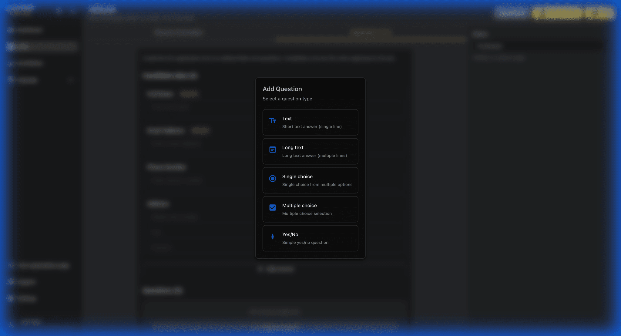 Custom Questions