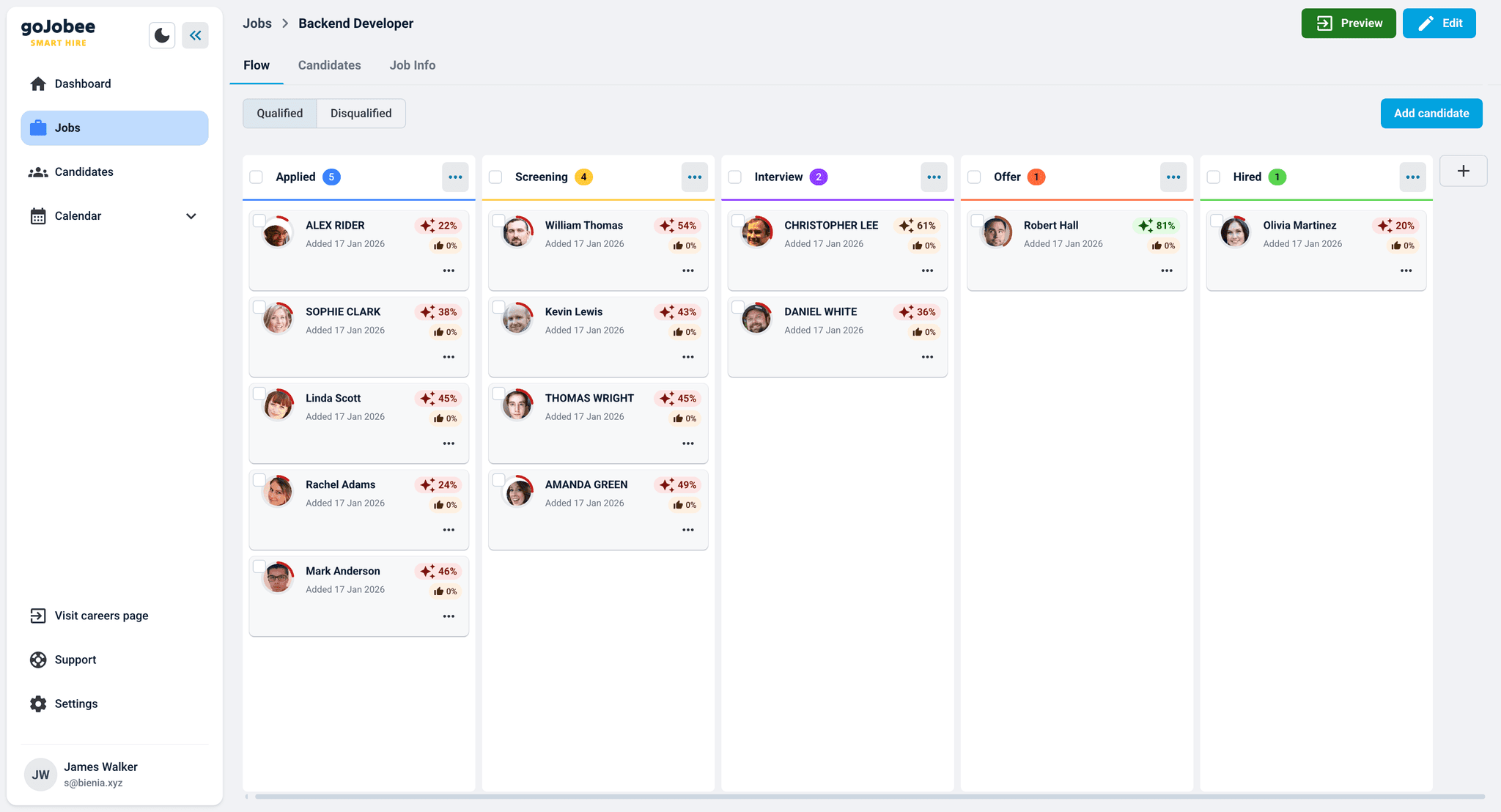 Kanban Board screenshot
